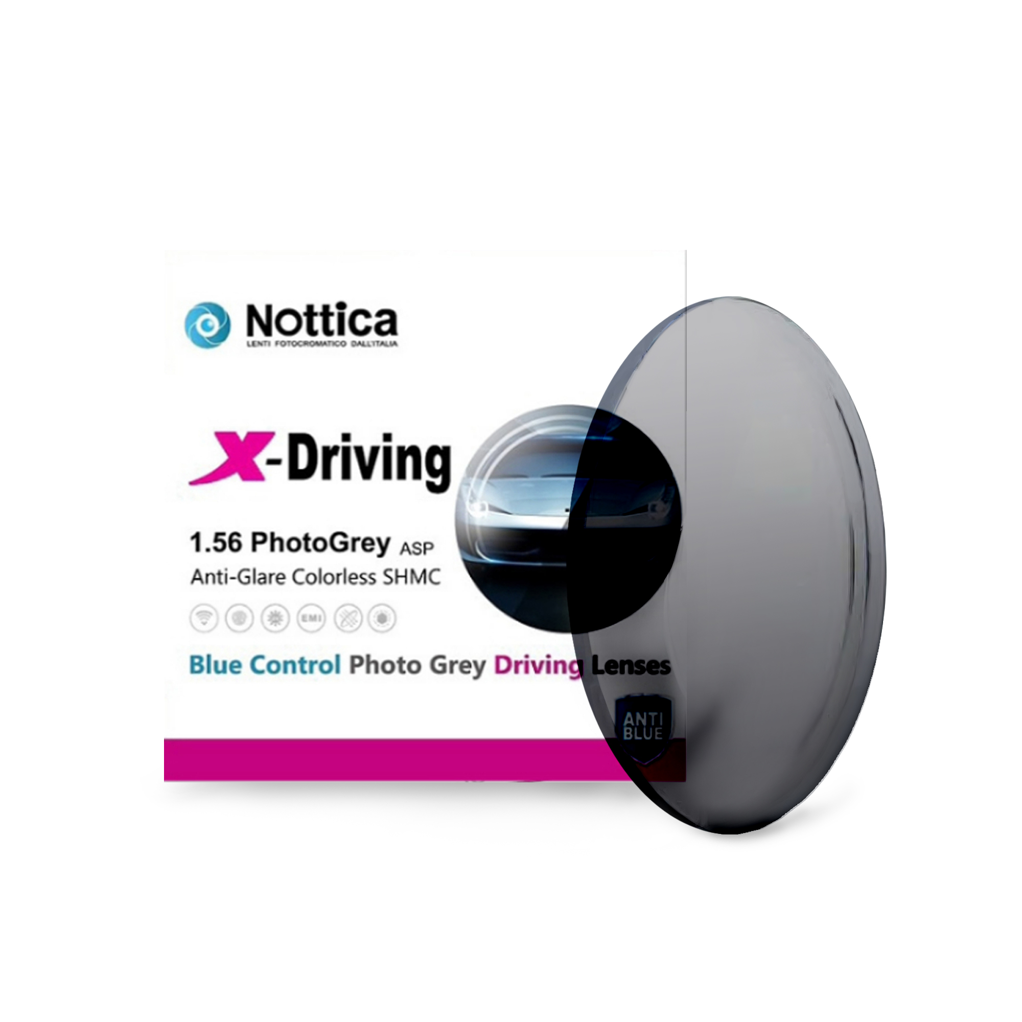 Tròng Kính Element Blue UV Cut Photo Grey – Đổi Màu, Chống Ánh Sáng Xanh & UV