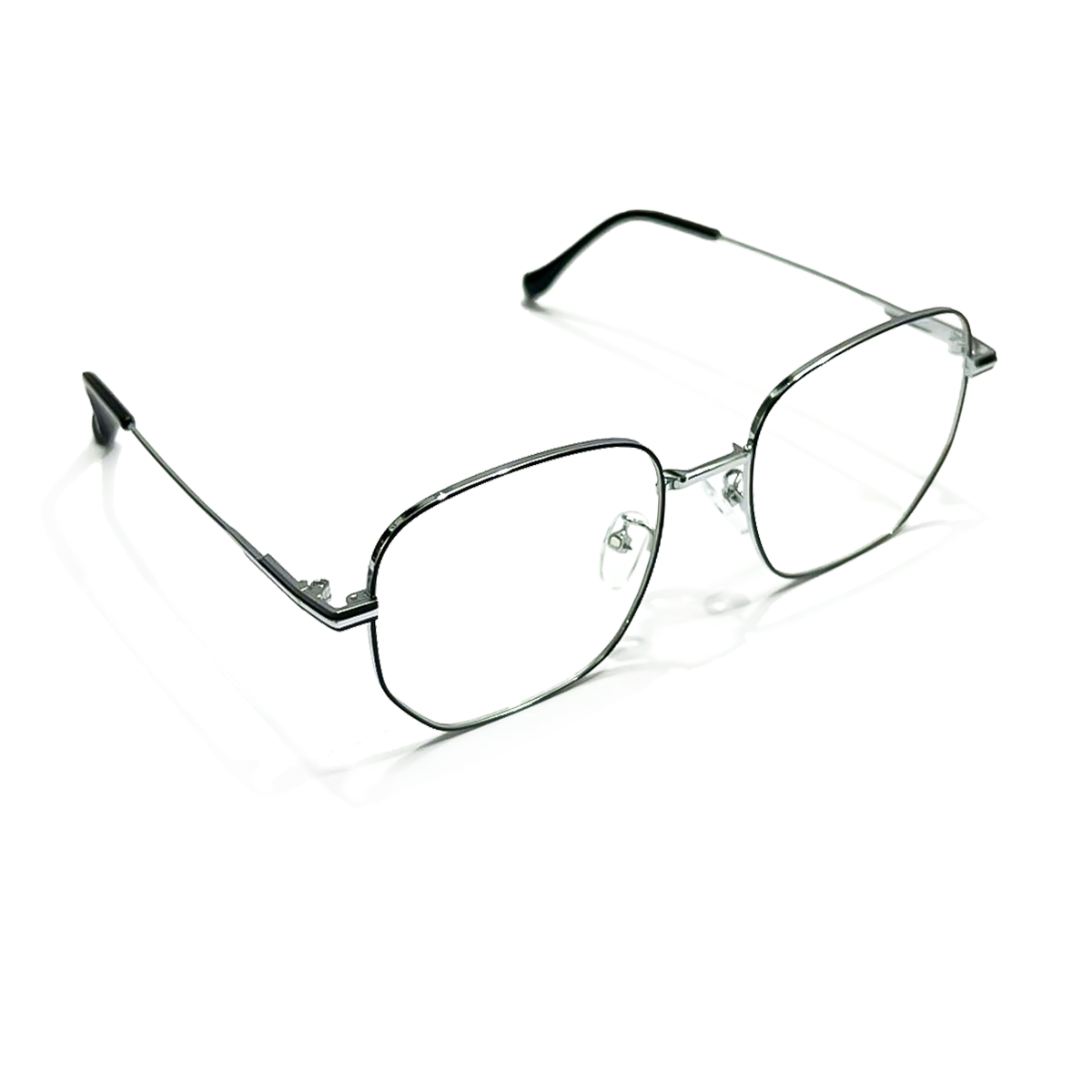 Gọng Kính Đa Giác Kim Loại Bền Nhẹ MI112 – Lắp Tròng Cận Loạn